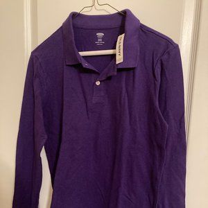 Old Navy Long Sleeve Polo Shirt - XL 14-16